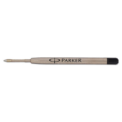 Refill For Parker Ballpoint Pens, Medium Point, Black Ink