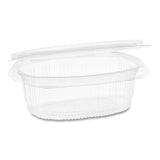 Earthchoice Pet Hinged Lid Deli Container, 8 Oz, 4.92 X 5.87 X 1.32, Clear, 200-carton