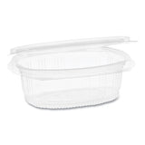 Earthchoice Pet Hinged Lid Deli Container, 12 Oz, 4.92 X 5.87 X 1.89, Clear, 200-carton