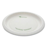 Earthchoice Pressware Compostable Dinnerware, Plate, 9" Diameter, White, 450-carton