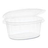 Earthchoice Pet Hinged Lid Deli Container, 32 Oz, 7.31 X 5.88 X 3.25, Clear, 280-carton