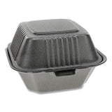 Smartlock Foam Hinged Containers, Sandwich, 5.75 X 5.75 X 3.25, Black, 504-carton