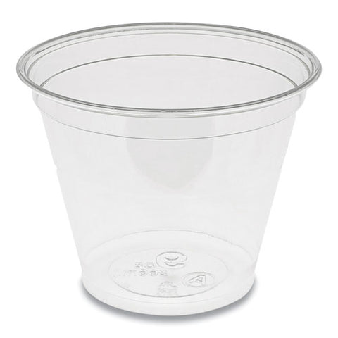 Earthchoice Recycled Clear Plastic Cold Cups, 9 Oz, 975-carton