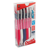Icy Mechanical Pencil, 0.5 Mm, Hb (#2.5), Black Lead, Transparent Blue Barrel, Dozen
