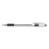 R.s.v.p. Stick Ballpoint Pen, Medium 1mm, Black Ink, Translucent Barrel, Dozen