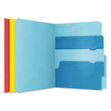 Divide It Up File Folders, 1-2-cut Tabs, Letter Size, Assorted, 24-pack