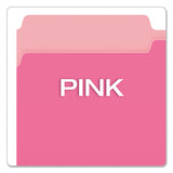 Colored File Folders, 1-3-cut Tabs, Legal Size, Pink-light Pink, 100-box