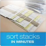 General Purpose Indexed Sorter, 31 Dividers, Alpha-numeric-months-dates-days, Letter-size, Brown Frame