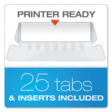 Colored Reinforced Hanging Folders, Letter Size, 1-5-cut Tab, Gray, 25-box