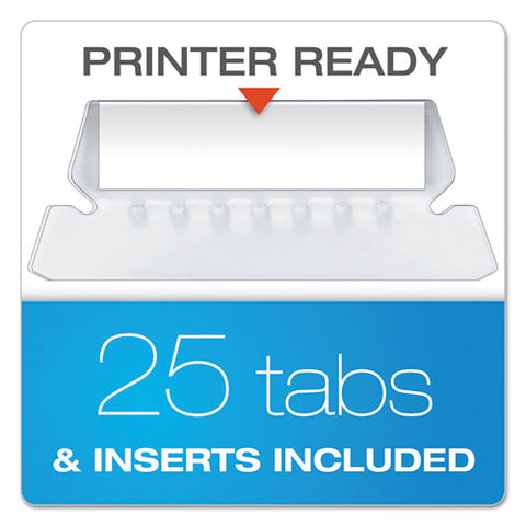 Extra Capacity Reinforced Hanging File Folders With Box Bottom, Letter Size, 1-5-cut Tab, Assorted, 25-box