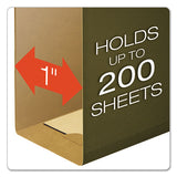 Extra Capacity Reinforced Hanging File Folders With Box Bottom, Legal Size, 1-5-cut Tab, Standard Green, 25-box