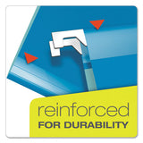 Extra Capacity Reinforced Hanging File Folders With Box Bottom, Legal Size, 1-5-cut Tab, Assorted, 25-box
