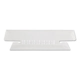 Transparent Colored Tabs For Hanging File Folders, 1-3-cut Tabs, Clear, 3.5" Wide, 25-pack