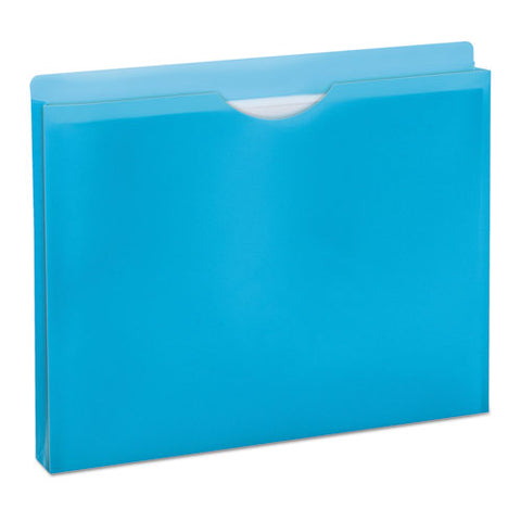 Glow Poly File Jacket, Straight Tab, Letter Size, Assorted Colors, 5-pack