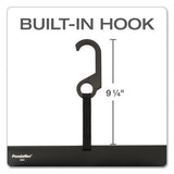 Desk Free Hanging Organizer W- Case, 1" Expansion, 6 Sections, 1-3-cut Tab, Letter Size, Randomly Assorted