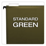 Surehook Hanging Folders, Legal Size, 1-5-cut Tab, Standard Green, 20-box