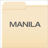 Manila File Folders, 1-3-cut Tabs, Left Position, Left Position, Letter Size, 100-box