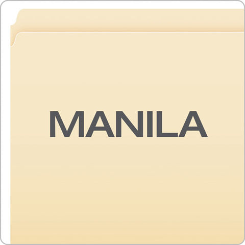 Manila File Folders, Straight Tab, Letter Size, 100-box