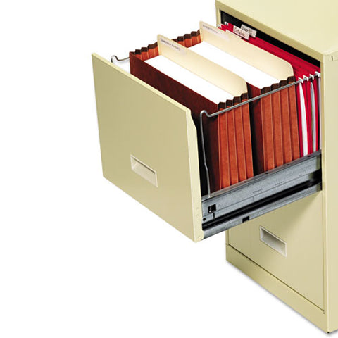 File Cabinet Pockets, 3.5" Expansion, Letter Size, Redrope, 10-box