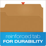 Kraft Folders With Two Fasteners, 1-3-cut Tabs, Legal Size, Kraft, 50-box
