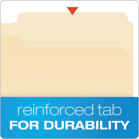 Manila Folders With Two Fasteners, 1-3-cut Tabs, Legal Size, 50-box