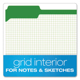Double-ply Reinforced Top Tab Colored File Folders, 1-3-cut Tabs, Letter Size, Bright Green, 100-box