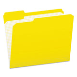 Double-ply Reinforced Top Tab Colored File Folders, 1-3-cut Tabs, Letter Size, Yellow, 100-box