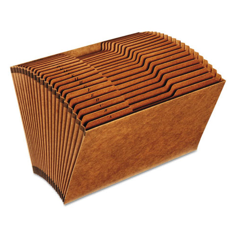 Heavy-duty Expanding File, 21 Sections, 1-3-cut Tab, Legal Size, Redrope