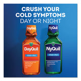 Nyquil Cold And Flu Nighttime Liquid, 12 Oz Bottle, 12-carton
