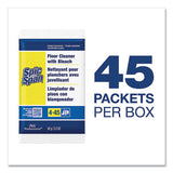 Bleach Floor Cleaner Packets, 2.2oz Packets, 45-carton