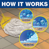 Finished Floor Cleaner, Lemon Scent, 1 Gal Bottle, 3-carton