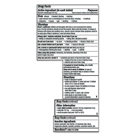 Chewable Tablets, Original Flavor, 30-box