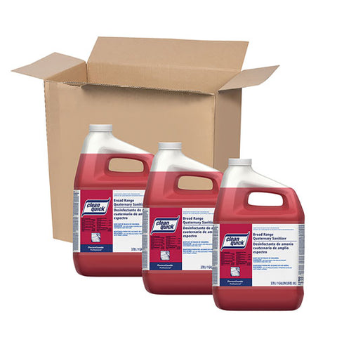 Broad Range Quaternary Sanitizer, Sweet Scent, 1 Gal Bottle, 3-carton
