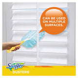 Dusters Starter Kit, Dust Lock Fiber, 6" Handle, Blue-yellow, 6-carton