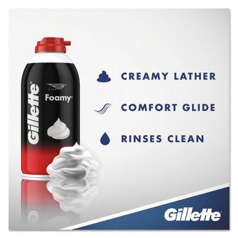 Foamy Shave Cream, Original Scent, 2 Oz Aerosol, 48-carton