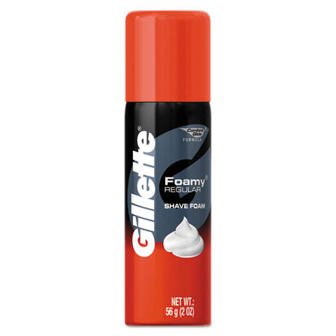 Foamy Shave Cream, Original Scent, 2 Oz Aerosol, 48-carton