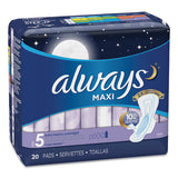 Maxi Pads, Extra Heavy Overnight, 20-pack