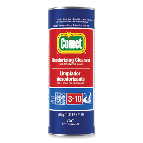 Deodorizing Cleanser With Bleach, Powder, 21 Oz Canister, 24-carton