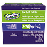 Dry Refill Cloths, White, 10 5-8" X 8", 32-box