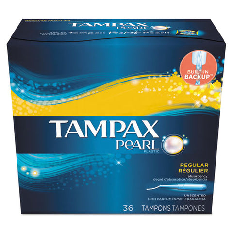 Pearl Tampons, Regular, 36-box
