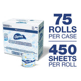 Commercial Bathroom Tissue, Septic Safe, Individually Wrapped, 2-ply, White, 450 Sheets-roll, 75 Rolls-carton