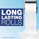 Commercial Bathroom Tissue, Septic Safe, Individually Wrapped, 2-ply, White, 450 Sheets-roll, 75 Rolls-carton
