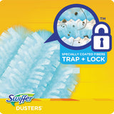 Dusters Refill, Fiber Bristle, Light Blue, 18-box