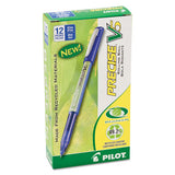 Precise V5 Begreen Stick Roller Ball Pen, 0.5mm, Blue Ink-barrel, Dozen
