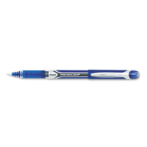 Precise Grip Stick Roller Ball Pen, Bold 1mm, Blue Ink, Blue Barrel