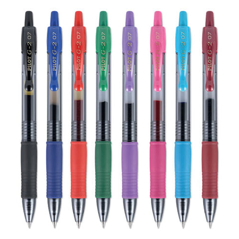 G2 Premium Retractable Gel Pen, 0.7 Mm, Assorted Ink-barrel, 8-set