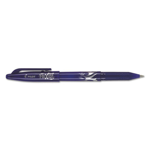 Frixion Ball Erasable Stick Gel Pen, Fine 0.7mm, Blue Ink, Blue Barrel