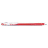 Frixion Colorsticks Erasable Stick Gel Pen, Fine 0.7mm, Red Ink-barrel, Dozen