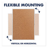 Classic Series Cork Bulletin Board, 24 X 18, Silver Aluminum Frame