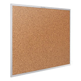 Classic Series Cork Bulletin Board, 96 X 48, Silver Aluminum Frame